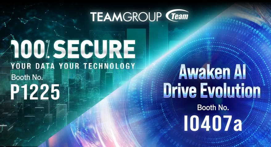 Team Group presenta innovaciones de seguridad e IA en Computex 2026