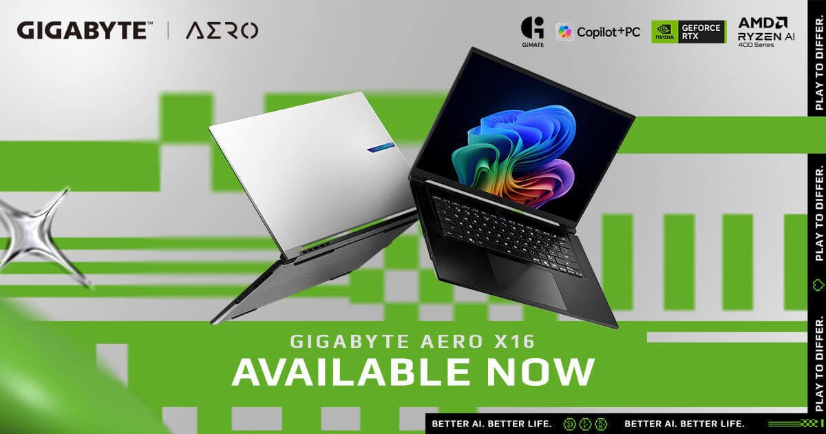 GIGABYTE AERO X16: portátil ultradelgado con IA integrada