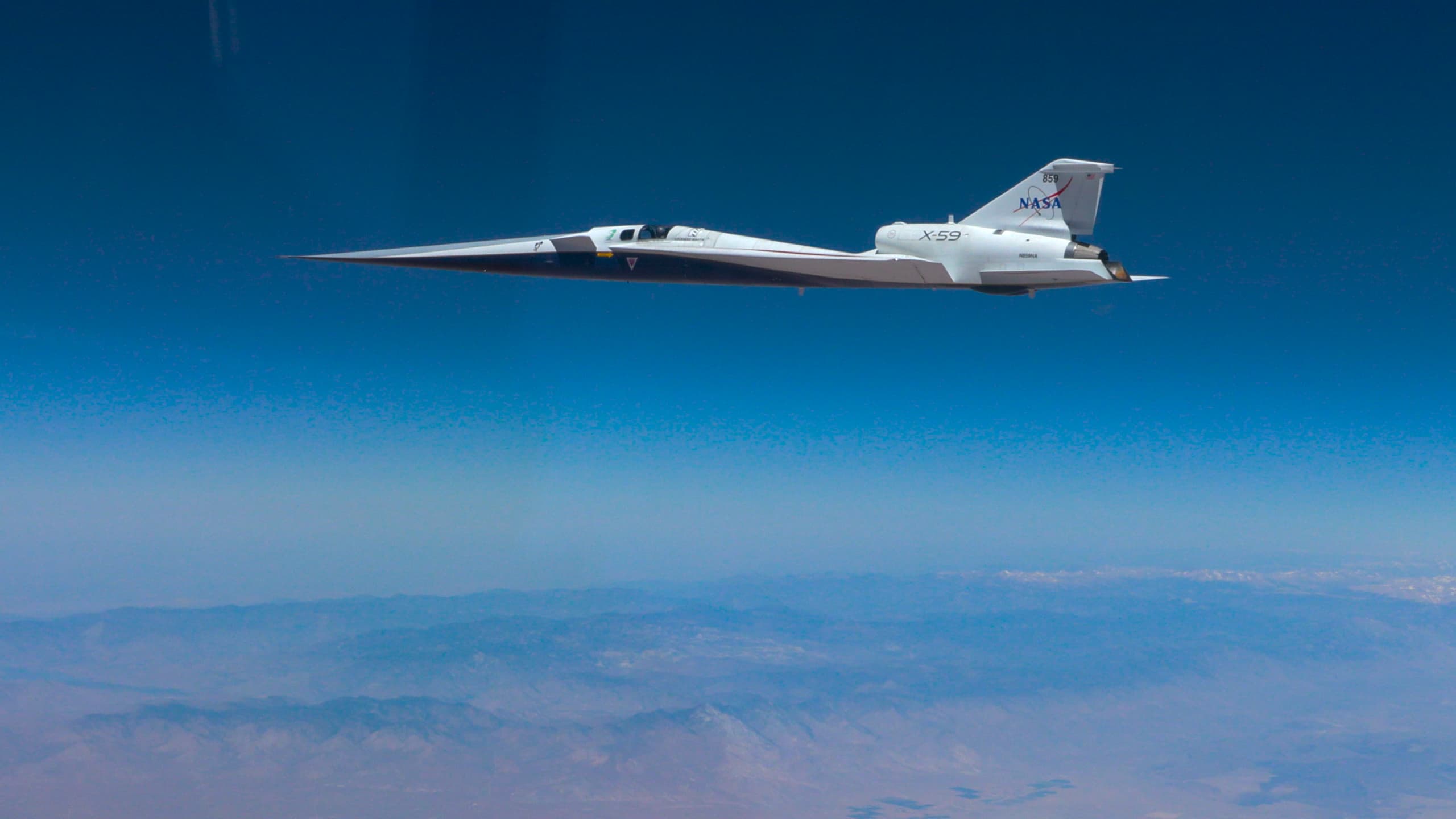El X-59 de la NASA: el caza supersónico que elimina el boom sónico