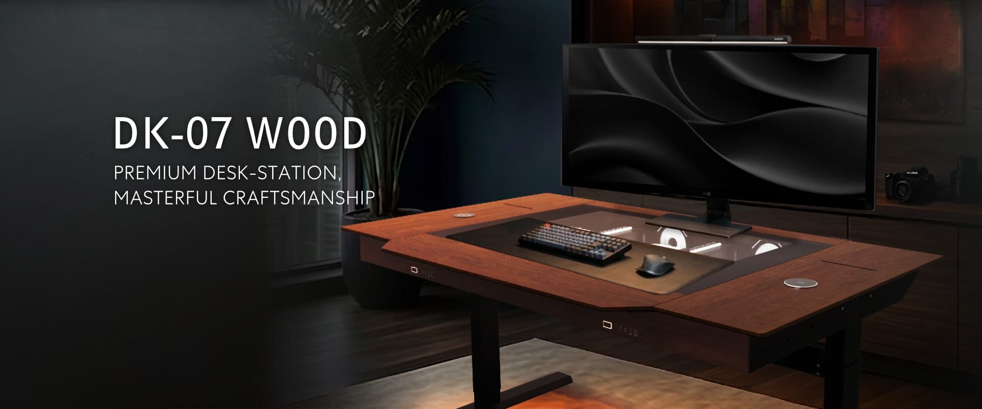 Lian Li DK-07 WOOD: Escritorio gaming con PC integrado