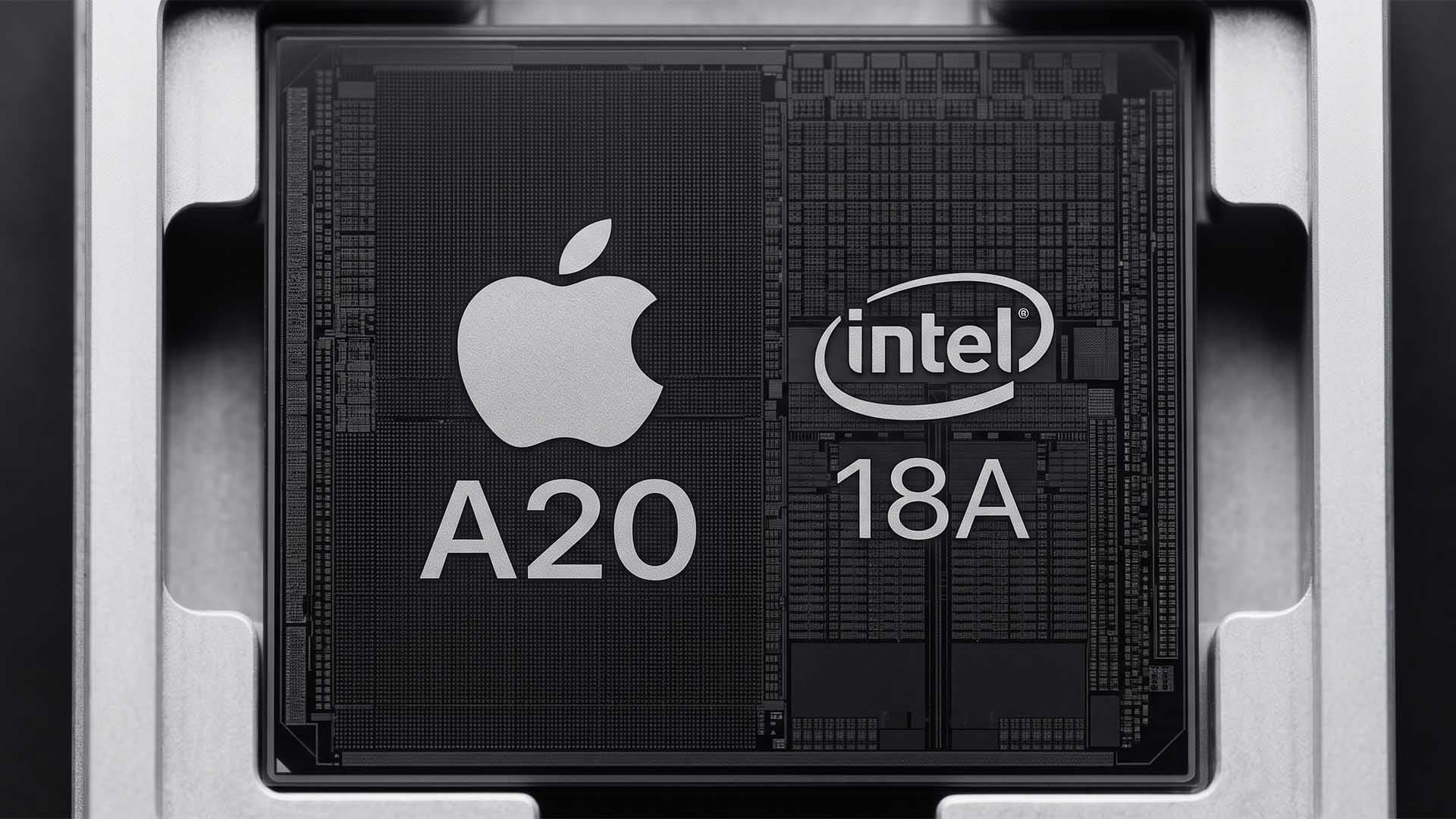 Apple usará el proceso Intel 18A para el chip A20 del iPhone 18 base