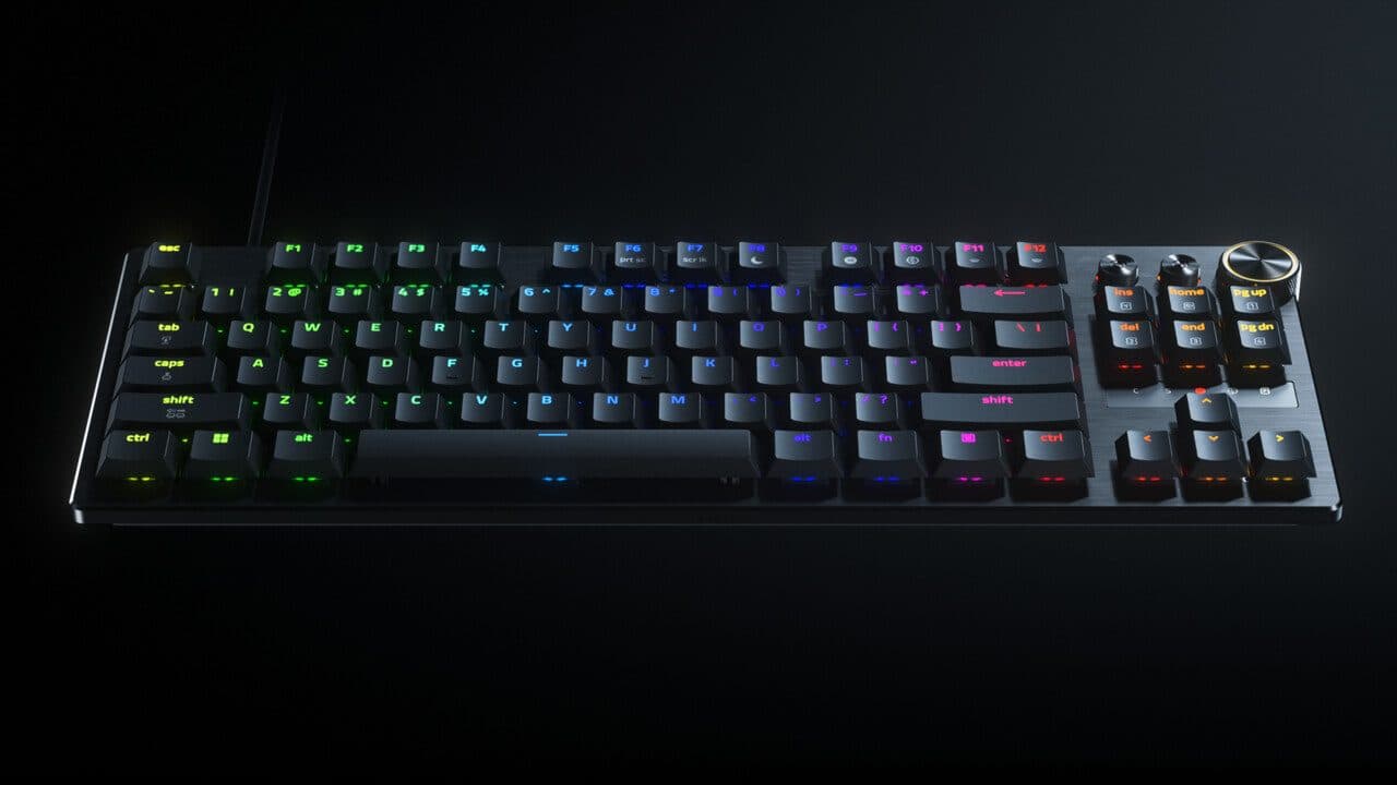 Razer Huntsman V3 Pro Low-Profile: 0,39 ms de latencia y switches ópticos analógicos