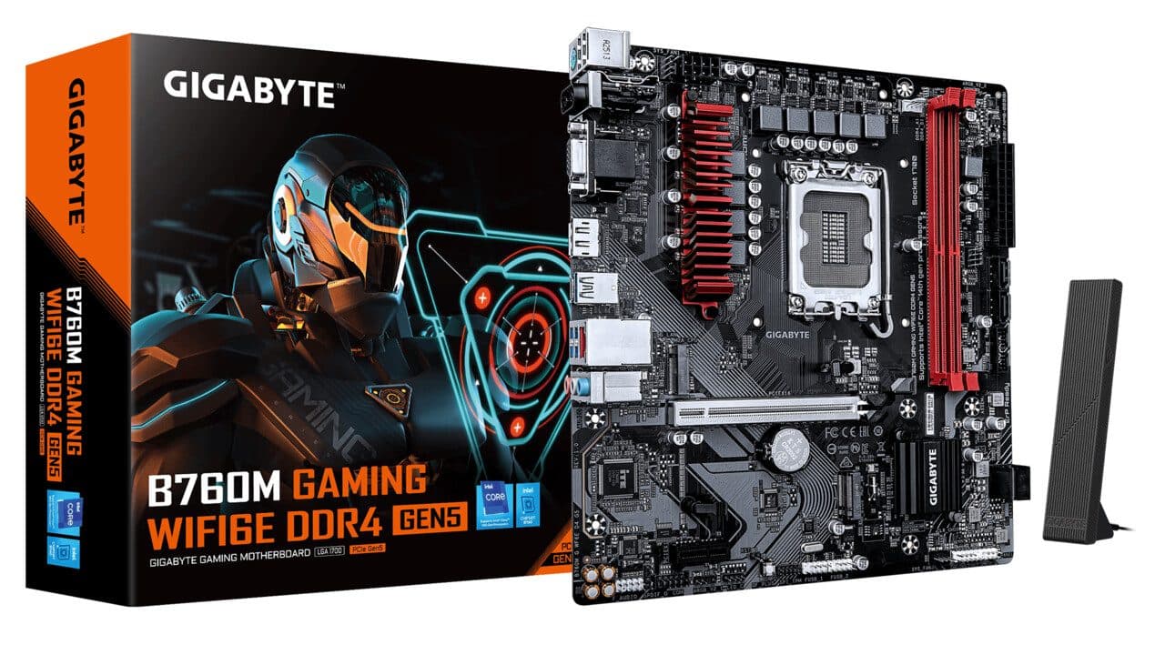 Gigabyte renueva su B760M Gaming DDR4 con PCIe 5.0 y WiFi 6E