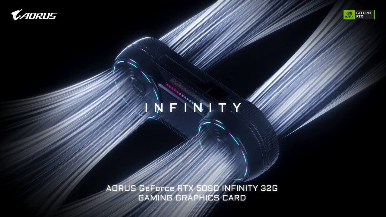 Gigabyte Aorus RTX 5090 Infinity: 6.195 euros por la GPU más cara