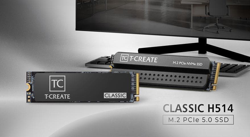 TEAMGROUP T-CREATE CLASSIC H514: SSD PCIe 5.0 con 14.200 MB/s