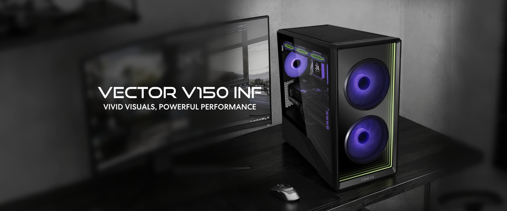 Lian Li VECTOR V150 INF: Panel Espejo Infinito en Formato Compacto