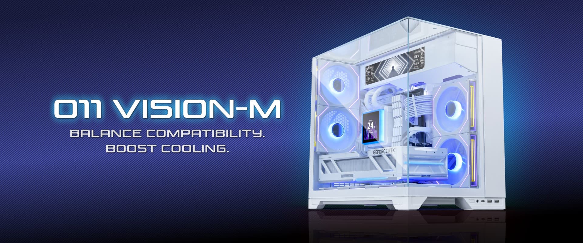 Lian Li O11 VISION-M: cristal triple y refrigeración optimizada
