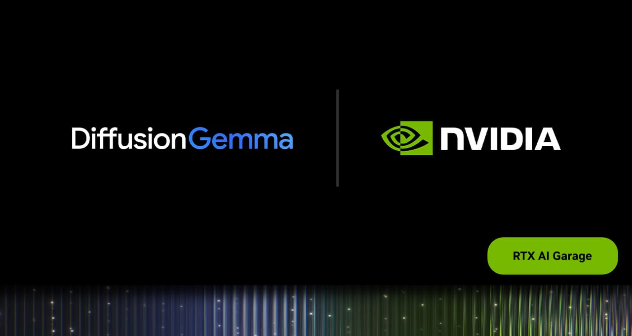 NVIDIA activa soporte inmediato para DiffusionGemma de DeepMind en RTX y DGX