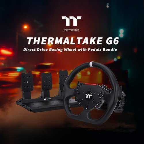 Thermaltake G6: Volante de Carreras con Motor Direct Drive