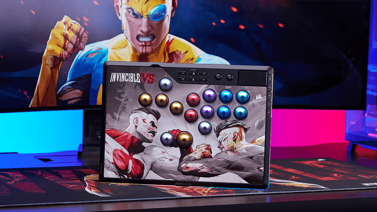 Corsair NOVABLADE PRO Wireless Invincible VS: mando fighting game edición limitada