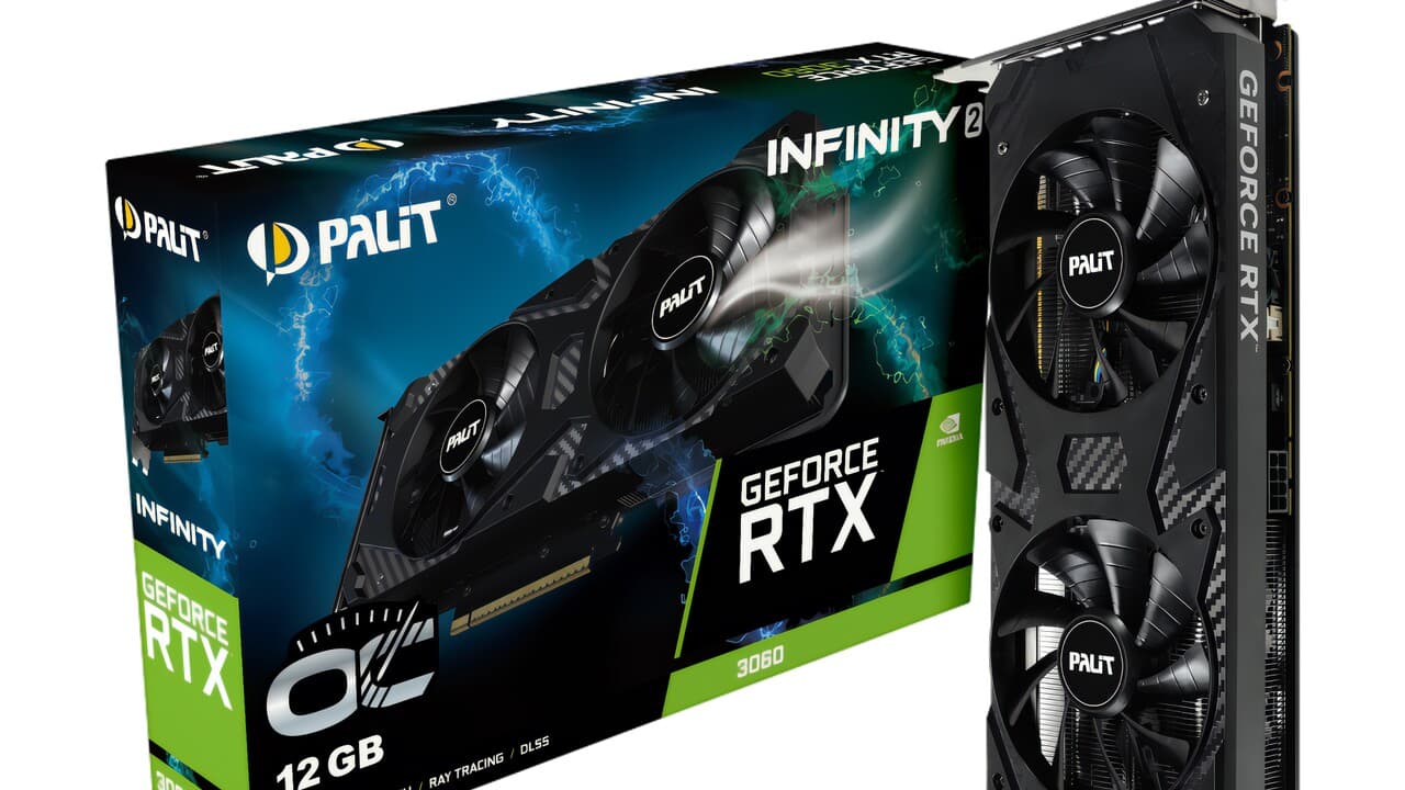 Palit relanza la RTX 3060 Infinity 2 OC con 12 GB GDDR6
